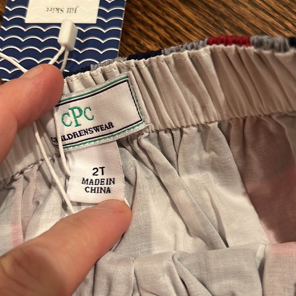 Classic Prep (CPC) Jill navy, white and red preppy plaid skirt
Size 2T - Picture 2 of 5